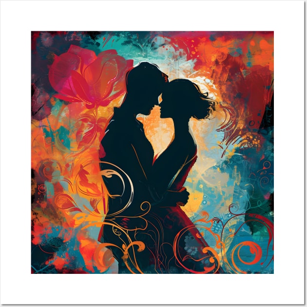 Discover True Romance: Art, Creativity and Connections for Valentine's Day and Lovers' Day Wall Art by insaneLEDP